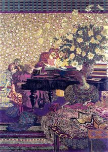 Figures In An Interior: Music — Jean-édouard Vuillard