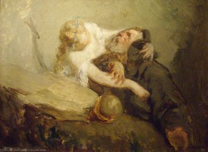 The Temptation Of St. Anthony — Jean-françois Millet, Realist Movement