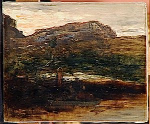 Jésus Au Lac De Tibériade — Gustave Moreau