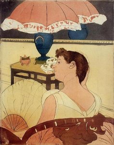 The Lamp — Mary Stevenson Cassatt