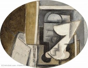 A Glass On A Table — Pablo Picasso