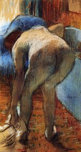 Leaving The Bath 1 — Edgar Degas