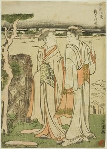 Evening Bell At Mii Temple — Katsushika Hokusai