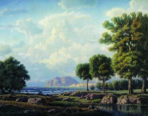 Evening At The Sea — Konstantin Fyodorovich Bogaevsky