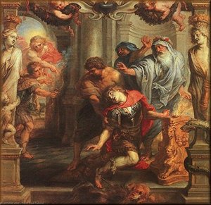 The Death Of Achilles — Peter Paul Rubens