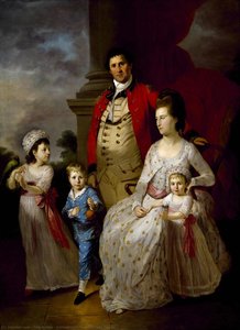Colonel John Fortnum And Family — Tilly Kettle, Neoclassicism
