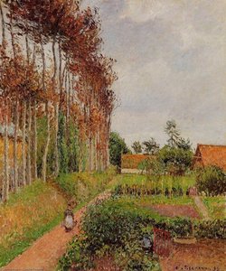 The Steading Of The Auberge Ango, Varengeville — Camille Pissarro