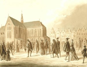 Thanksgiving In The Great Church Of Alkmaar — Alexander Willem Maurits Carel Ver Huell