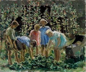 Evacuees Growing Cabbages — Leila Faithfull