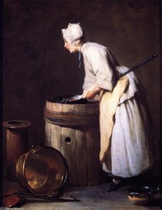 The Scullery Maid — Jean-baptiste-siméon Chardin