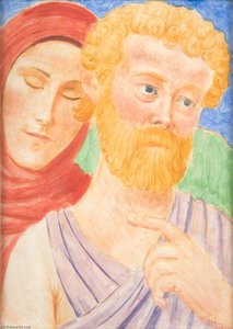 Two Disciples — Augustus Edwin John