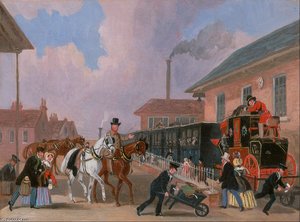 The Louth-london Royal Mail Travelling By Train From Peterborough East, Northamptonshire — James Pollard