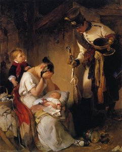 The Sad Message — Peter Fendi, Romanticism