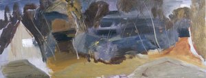Trees From A House Roof Autumn — Ivon Hitchens