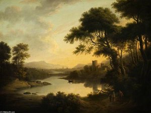 Wooded Landscape With A Castle