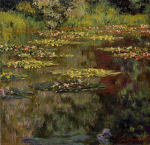 Water-lilies (27) — Claude Monet, Impressionism