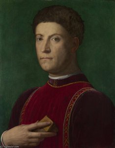 Portrait Of Piero De' Medici (the Gouty) — Agnolo Bronzino