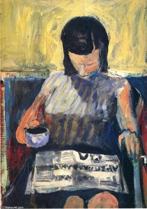 Woman With A Newspaper — Richard Diebenkorn