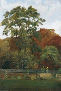 Outer Courtyard And Glade At Naworth — George James Howard