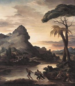 Heroic Landscape With Fishermen — Théodore Géricault
