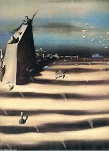 Large Painting Representing a Landscape