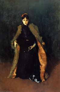 Portrait Of Mrs.c. (alice Gerson Chase) — William Merritt Chase, Impressionism