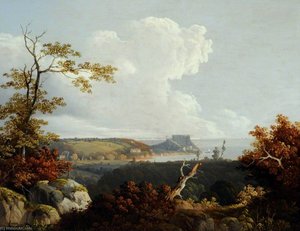 View Of Mont Orgueil — John Tobias Young
