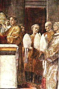 The Oath Of Pope Leo Iii (right View) — Raphael, High Renaissance