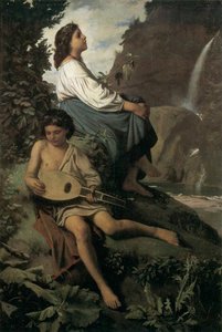 Ricordo Da Tivoli — Anselm Friedrich Feuerbach, Neoclassical Art