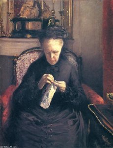 Portrait Of Madame Martial Caillebotte — Gustave Caillebotte