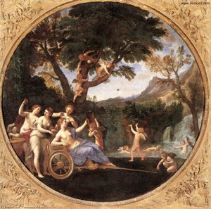 Spring (venus At Her Toilet) — Albani Francesco (l'albane)