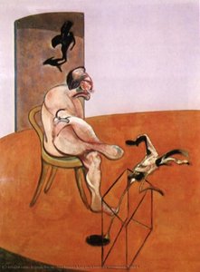Two Figures Lying On A Bed With Attendants, 1968 A — Francis Bacon