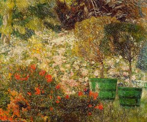 A Corner Of My Garden — Emil Claus, Impressionism