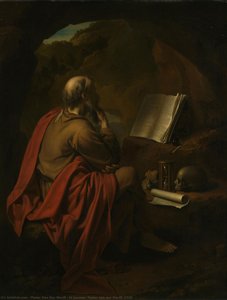 St Jerome, Pieter Van Der Werff, 1710 — Pieter Van Der Werff