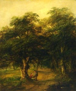 A Wooded Glade — Robert Burrows