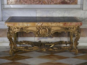 Wandtisch — Johann Melchior Kambli, Frederician Rococo