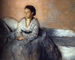 Madame René De Gas, Oil On Canvas, The Nation — Edgar Degas