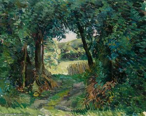 A View To The Downs At Charleston — Duncan Grant