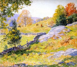 Hillside Pastures — Willard Leroy Metcalf