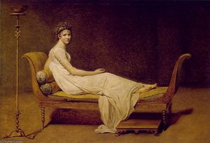 Madame Recamier, Louvre — Jacques-louis David