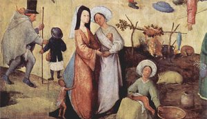 Haywain (detail) — Hieronymus Bosch