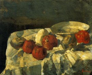 Les Pommes Rouges — James Ensor, Expressionism