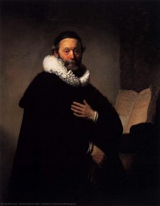 Portrait Of Johannes Wtenbogaert — Rembrandt Van Rijn