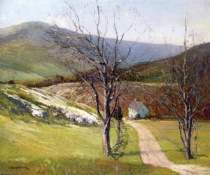 House Along Road In Valley — Georges Ames Aldrich