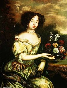 Portrait Of Louise Renee Kerouaille, Duchess Of Portsmouth And Aubigny , Mistress Of Char — Henri Gascard