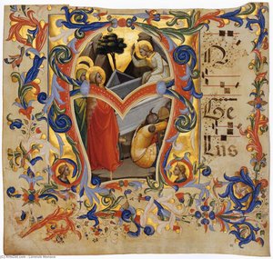 Antiphonary (cod. Cor. 1, Folio 3) — Lorenzo Monaco
