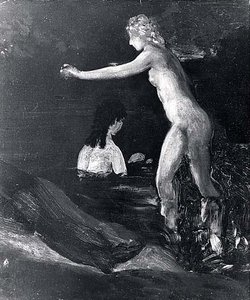 Two Bathers, (painting) — Arthur B. Davies