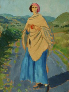 Dorelia In A Landscape — Augustus Edwin John