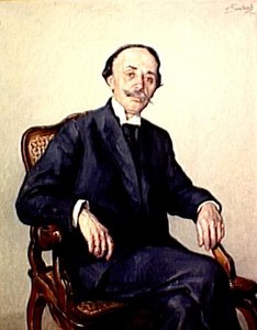 Portrait Du Poète Fritz Lienhard — Lothar Von Seebach