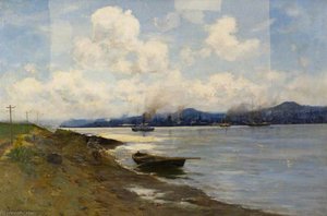 Dundee From Tayport — Joseph Milne, Impressionism